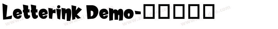 Letterink Demo字体转换